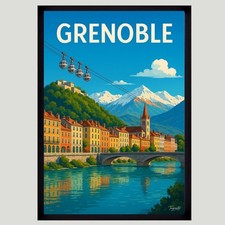 affiche grenoble d'occasion affiche grenoble d'occasion  France