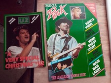 Mega Rock poster magazine 1987 - U2 Special - & smaller U2 issue - near mint comprar usado  Enviando para Brazil