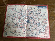 Paris plan métro d'occasion  Guéret
