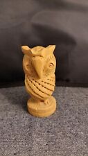 Holzeule braun 10cm gebraucht kaufen  Wunsiedel