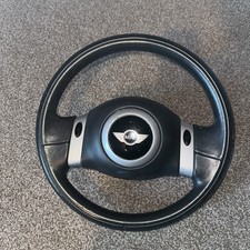 Volante de couro preto BMW Mini One / Cooper R50 R52 R53 2001-2006 6762457, usado comprar usado Volante de couro preto BMW Mini One / Cooper R50 R52 R53 2001-2006 6762457, usado comprar usado  Enviando para Brazil