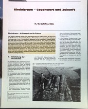 Rheinbraun gegenwart zukunft gebraucht kaufen  Koblenz