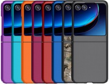 Capa rígida texturizada grade fina telefone para Motorola RAZR Plus (2023) RAZR+ comprar usado  Enviando para Brazil