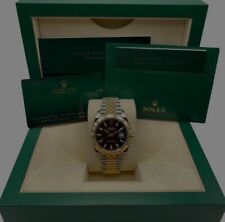 Rolex Datejust 41 126333 relógio de aço ouro amarelo 18K mostrador preto B&P comprar usado  Enviando para Brazil