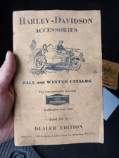 Harley Davidson Acessórios Livro Manual SOMENTE REVENDEDOR EDIÇÃO 1930 OEM Original comprar usado  Enviando para Brazil