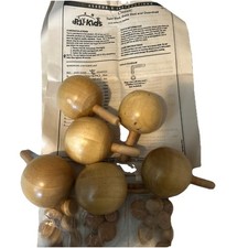 (5) Acabamentos de bola de madeira para beliches inacabados e peças comprar usado  Enviando para Brazil