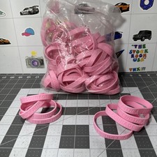 Usado, 100 peças pulseiras de apoio à conscientização do câncer de mama outubro rosa FORÇA DE CORAGEM  comprar usado Usado, 100 peças pulseiras de apoio à conscientização do câncer de mama outubro rosa FORÇA DE CORAGEM  comprar usado  Enviando para Brazil