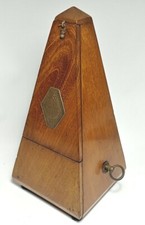 Antiguo PAQUETE MAELZEL Vintage Madera Marrón Metrónomo Hecho en Francia segunda mano  Embacar hacia Mexico