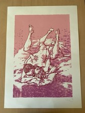 Affiche sérigraphie signé d'occasion  La Ferté-Gaucher