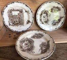 Assiettes entremet terre d'occasion  Montendre