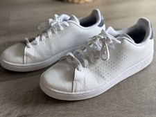 Tênis Adidas Advantage Masculino 9.5 EUA Branco Sapatilhas *Completo* ÓTIMO!!!! comprar usado  Enviando para Brazil