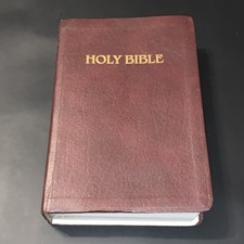 Holy Bible Giant Print NKJV Red Letter Edition Nelson 223BG 1984 Vintage comprar usado  Enviando para Brazil