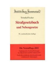Strafgesetzbuch nebengesetze n gebraucht kaufen  Trebbin