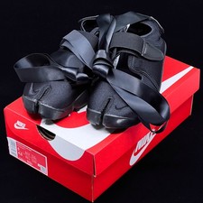 Nike Air Rift estilo balé feminino biqueira dividida leve preta IH1990-010 EUA 5-12, usado comprar usado  Enviando para Brazil