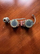 Potes de controle de volume de tom de guitarra Gibson com conector fiação 65 melodia fabricante baixo comprar usado  Enviando para Brazil