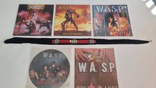 Vintage W.A.S.P. Faixa de cabeça 1984 WASP Blackie Lawless Tour heavy metal década de 1980 RARA comprar usado  Enviando para Brazil