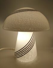 LAMPADA FUNGO CON SPIRALE VETRO MURANO MUSHROOM LAMP GLASS ANNI 70 NUOVA comprar usado  Enviando para Brazil