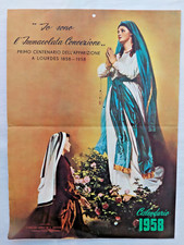 Calendario 1958 piccoli usato  Italia