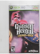 Guitar Hero III Xbox 360 SOMENTE MANUAL Autêntico SEM RASTREAMENTO comprar usado  Enviando para Brazil