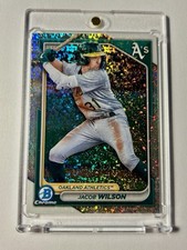 Mini refrator de diamante Jacob Wilson 2024 Bowman Chrome prata novato controle remoto 2025 A’s comprar usado  Enviando para Brazil