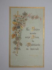 Image pieuse priere d'occasion  Chailles