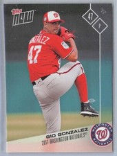 2017 Topps Now #OD-296 Gio Gonzalez Washington Nationals comprar usado  Enviando para Brazil