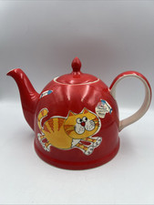 Cat fish teapot for sale  PRESTON