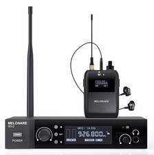 Sistema de monitor intra-auricular sem fio, sistema IEM de varredura automática estéreo com receptor bodypack comprar usado  Enviando para Brazil