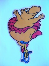 Flußpferd einrad buntes gebraucht kaufen  Münster