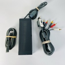 Usado, Fonte de alimentação original Xbox 360 OEM adaptador CA Opus/Falcon + pacote de cabo AV comprar usado  Enviando para Brazil
