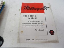 January 1944 Motorcyclist Magazine segunda mano  Embacar hacia Mexico