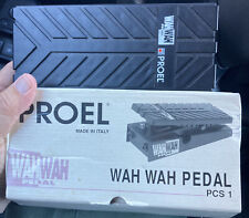 Pedal de guitarra Proel Wah Wah, feito na Itália, vintage com caixa comprar usado  Enviando para Brazil