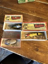 3 iscas de pesca antigas Heddon em caixas - Crazy Crawlers Vamp comprar usado  Enviando para Brazil