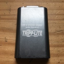 Adaptador USB para DVI/VGA Tripp- Lite modelo U244-001-R, cinza tamanho 3,5 L x 2,25 W comprar usado  Enviando para Brazil