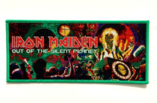 Usado, Iron Maiden - Out of the Silent Planet adesivo de tira de tecido licenciado borda verde comprar usado  Enviando para Brazil