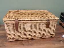Wicker hamper basket for sale  ALTON
