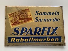 Altes schild sparfix gebraucht kaufen  Dülmen