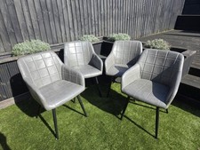 Grey faux leather for sale  COLCHESTER