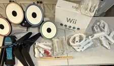 Lote de acessórios para sistema de console Nintendo Wii pacote de bateria banda de rock armazenamento de jogos comprar usado  Enviando para Brazil