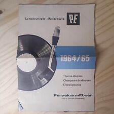 Catalogue perpetuum ebner d'occasion  Biscarrosse