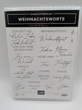 Stampin stempelset weihnachtsw gebraucht kaufen  Zellingen