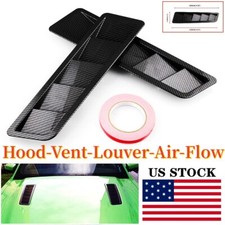 Capô SUV de carro 2x EUA 2x ventilação de ar painel de resfriamento acabamento ABS fibra de carbono aparência peça comprar usado  Enviando para Brazil