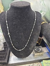 Colar de aço inoxidável feminino diamante e formato floral Link comprar usado  Enviando para Brazil