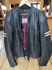 Leather motorcycle jacket for sale  WORCESTER