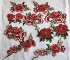 Red embroidered craft for sale  Eastchester