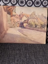 Antique watercolour country for sale  KILMARNOCK