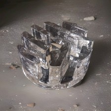 Vintage clear textured for sale  BURY