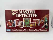 Jogo de tabuleiro CLUE MASTER DETECTIVE completo muito bom 1988 comprar usado  Enviando para Brazil