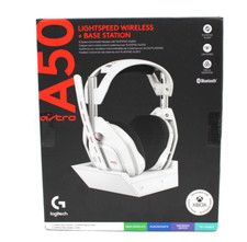 Fone de Ouvido para Jogos Sem Fio Logitech G Astro A50 Omni-Plataforma + Estação Base, Branco comprar usado  Enviando para Brazil