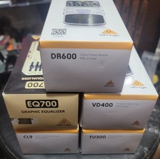 Pedais de efeitos de guitarra Behringer reverb, equalizador, atraso, compressor, afinador comprar usado  Enviando para Brazil